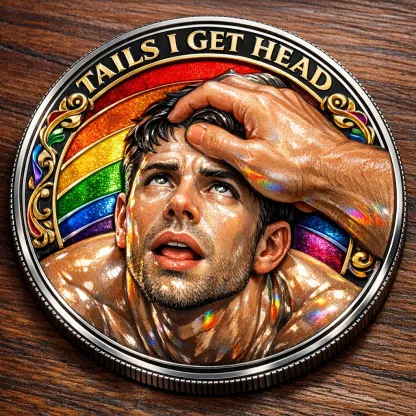 Funny Heads I Get Tail / Tails I Get Head Coin