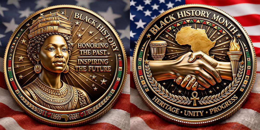 Black History Month Commemorative Coin