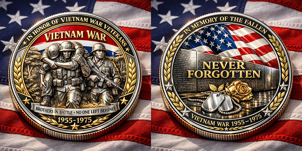 Vietnam War Veterans Memorial Commemorative Coin