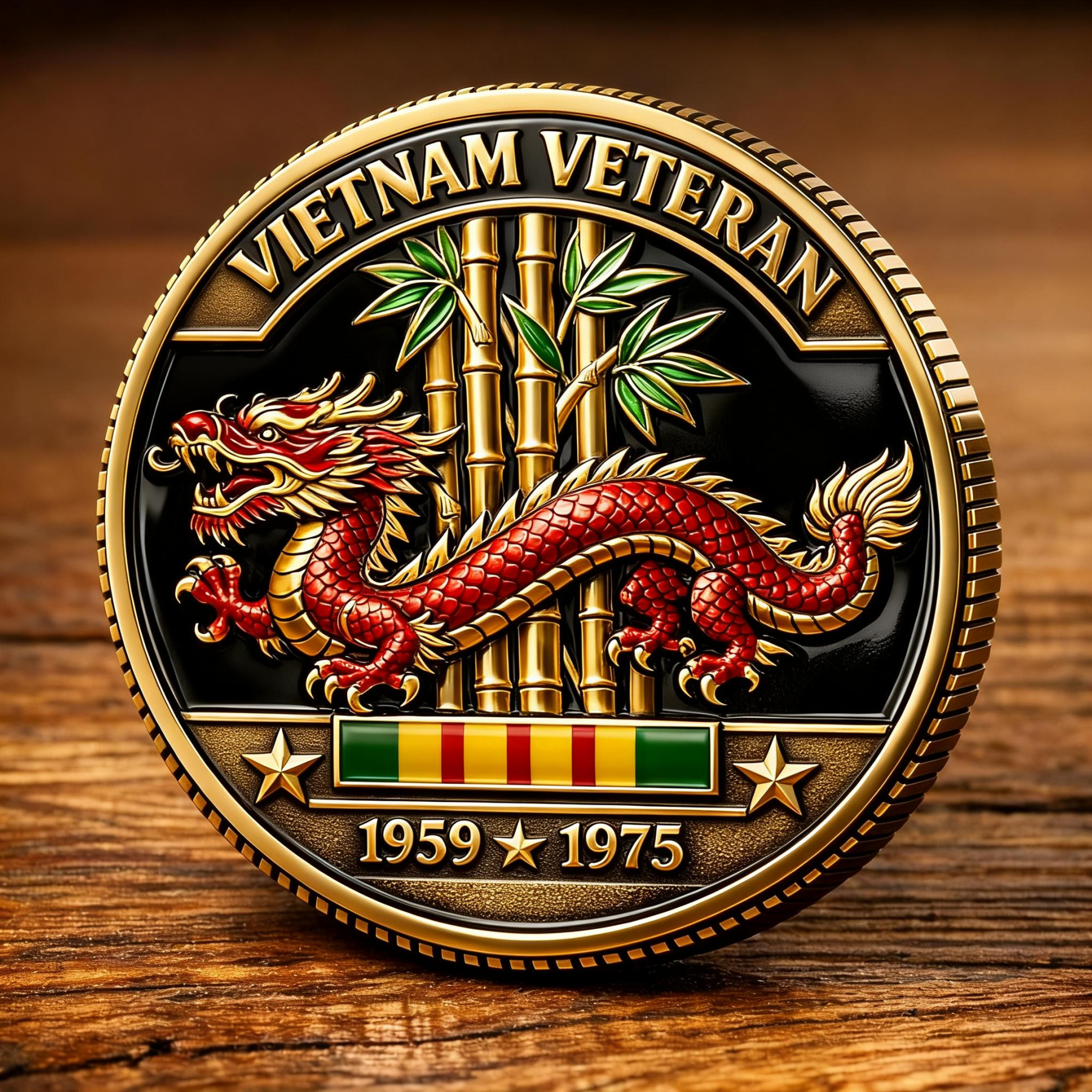 Veteran Service Vietnam Coin