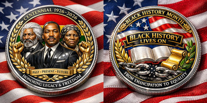 Black History Month Centennial Commemorative Coin