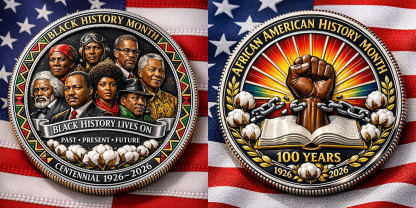 African American History Month Centennial Commemorative Coin