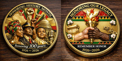 Black History Month Centennial Commemorative Coin
