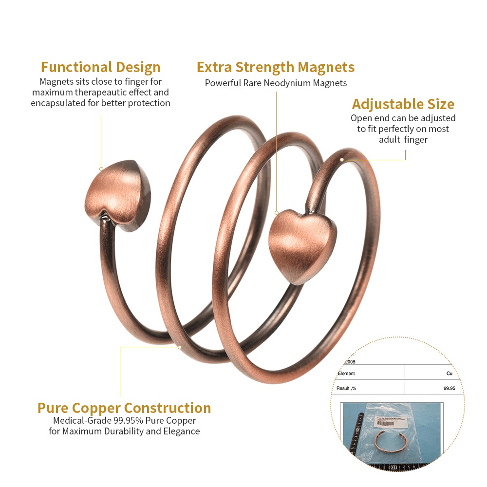 ❤️New Arrival Flash Sale 60% OFF💥2Pcs Copper Magnetic Ring