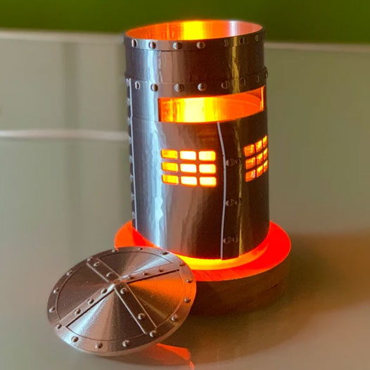 The Black Knight Helmet Lamp 