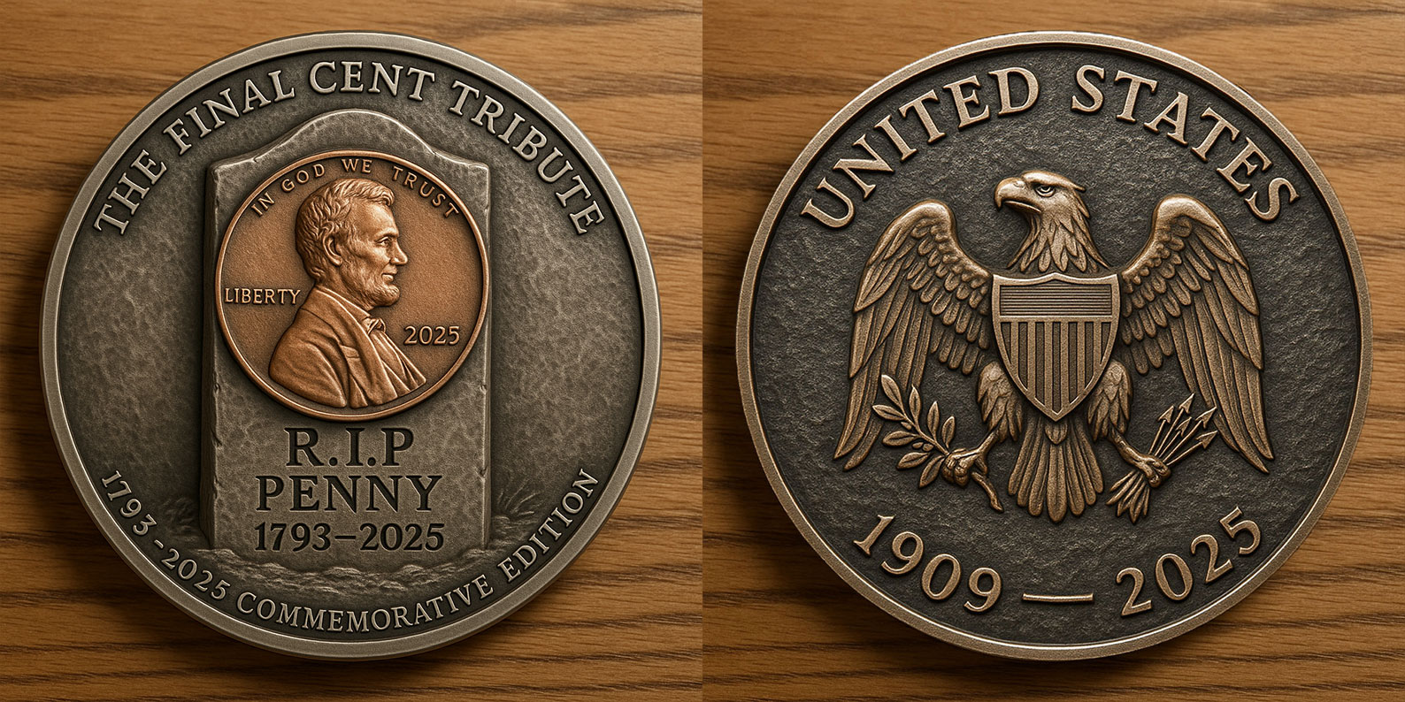 "The Last Cent" Commemorative Coin