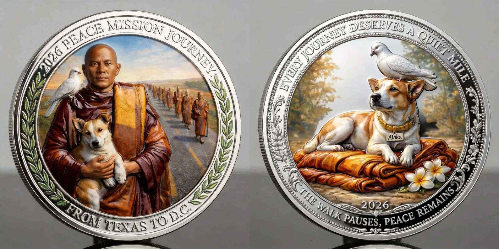 🏆NEW YEAR 60% OFF - 🙏2026“Journey of Peace Mission”Commemorative Coin