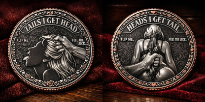 🌹Early Valentine Sale 60% OFF -❤️Heads I Get Tail / Tails I Get Head Commemorative Coin