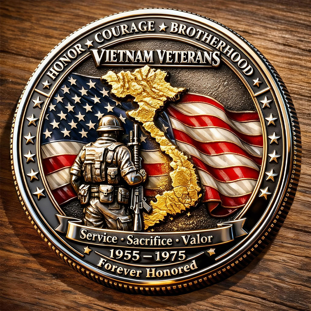 Vietnam Veterans 1955–1975 Commemorative Coin