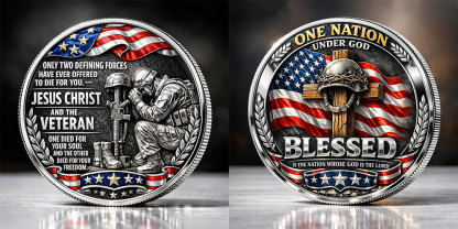 Jesus Christ & Veteran Tribute Coin