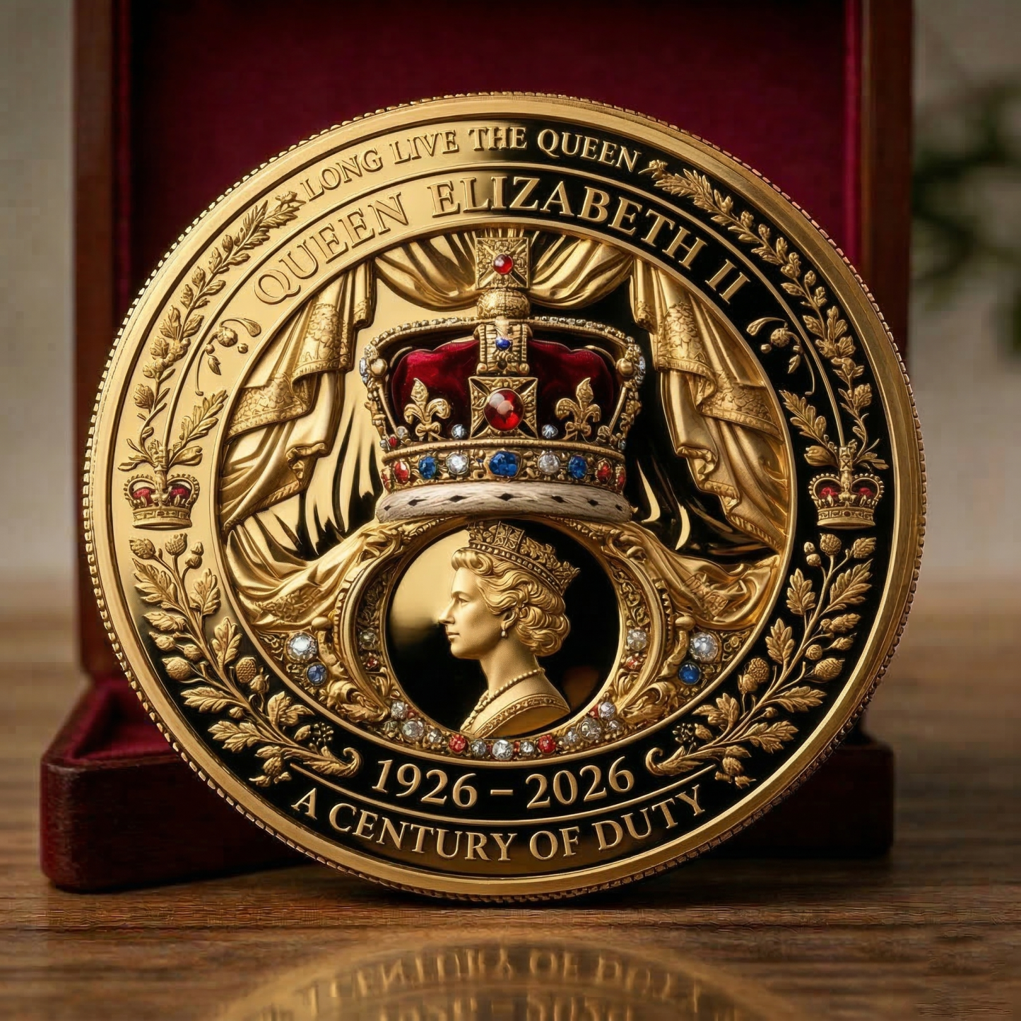 🏆Last Day 40% OFF-👑 A Century Remembering The Queen Honor The Legacy