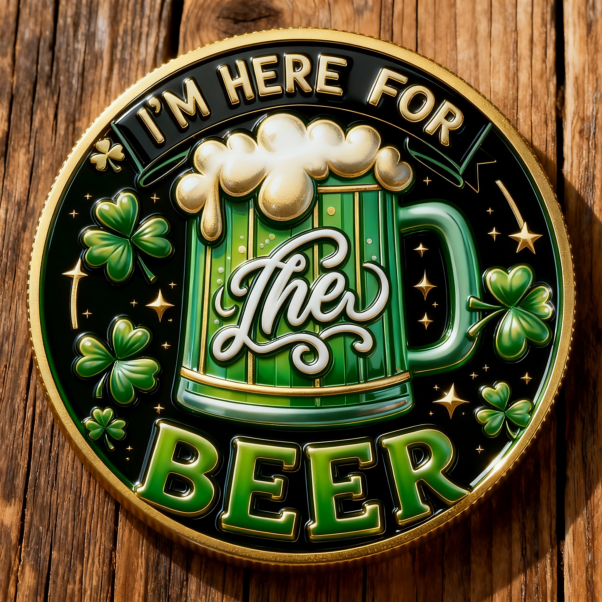 🏆Flash Sale 60% OFF-“IT’S ME — I AM THE SHENANIGANS” St. Patrick’s Day Commemorative Coin