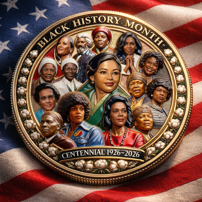 Black History Month Centennial Commemorative Coin