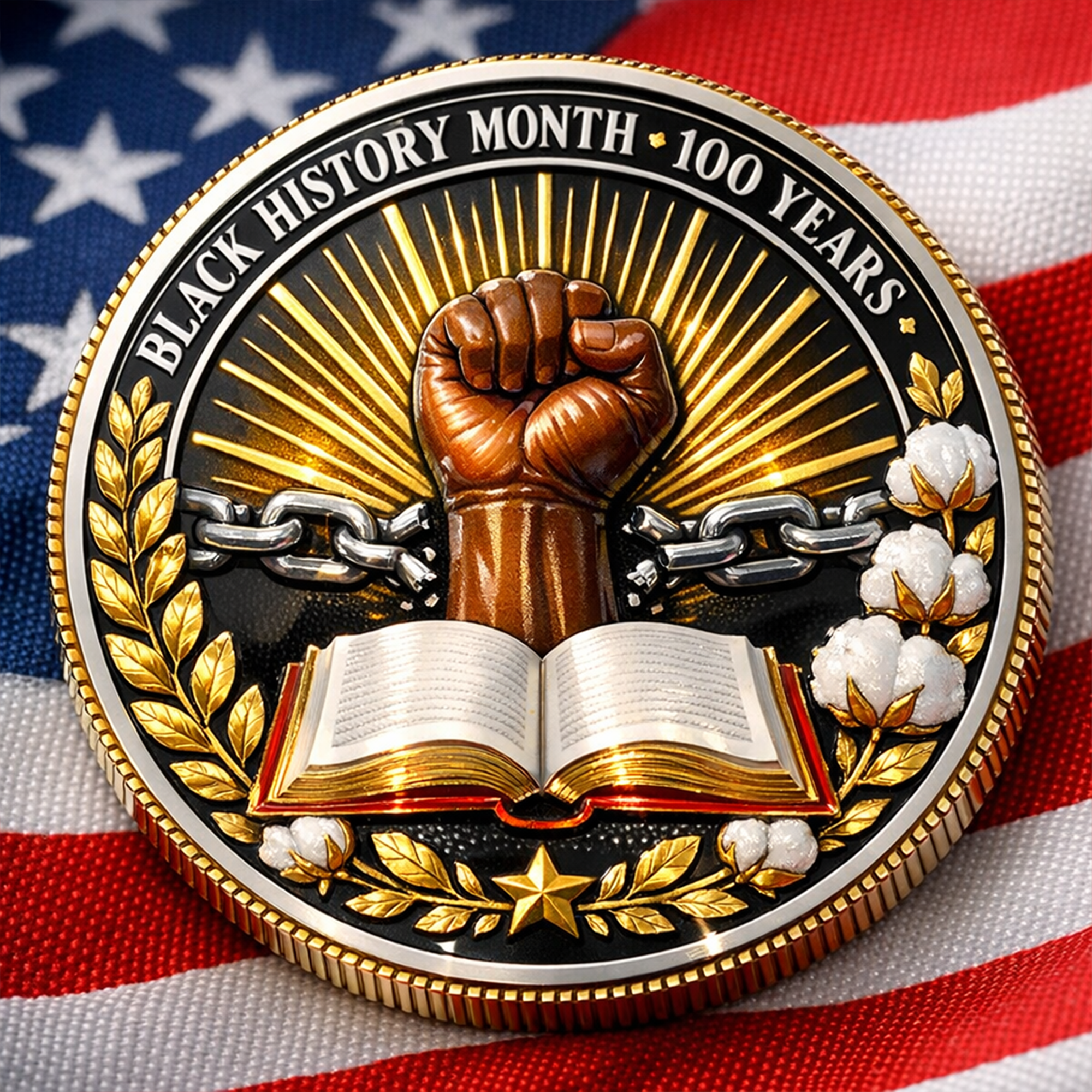 Black History Month Centennial Commemorative Coin