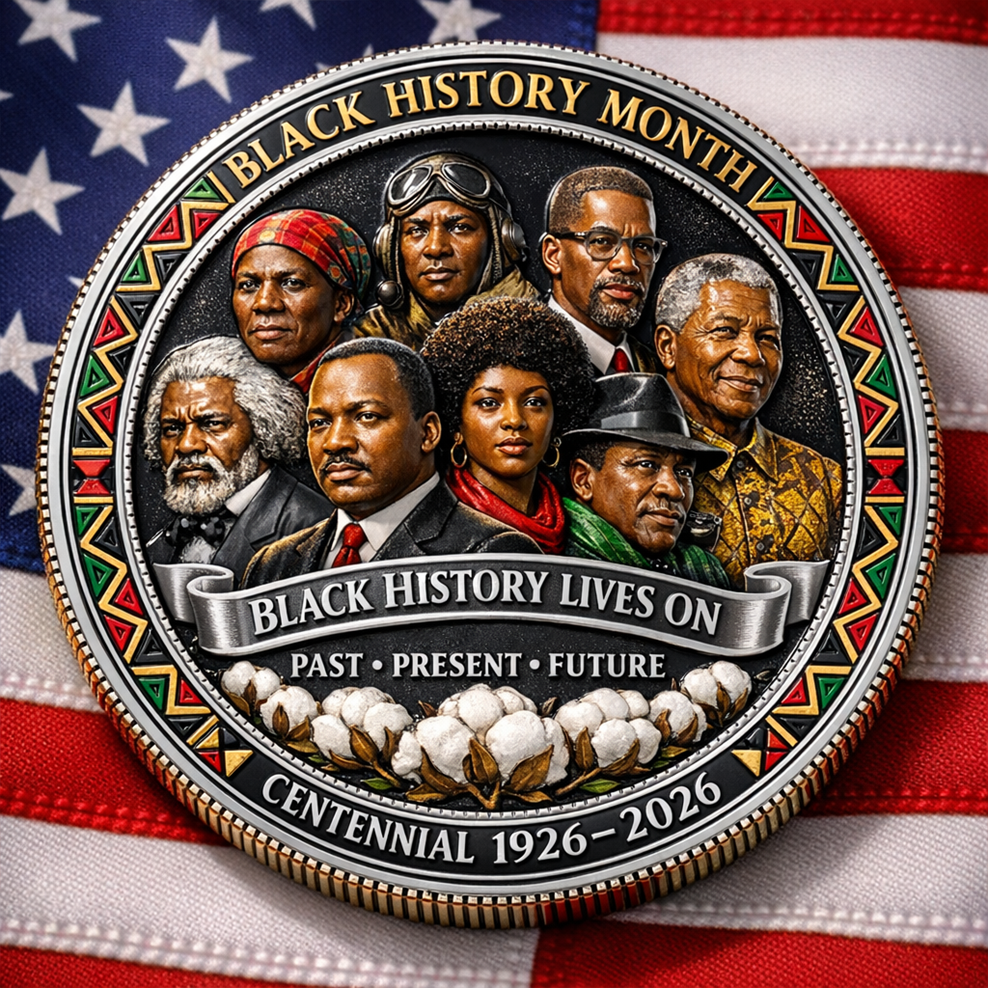 African American History Month Centennial Commemorative Coin