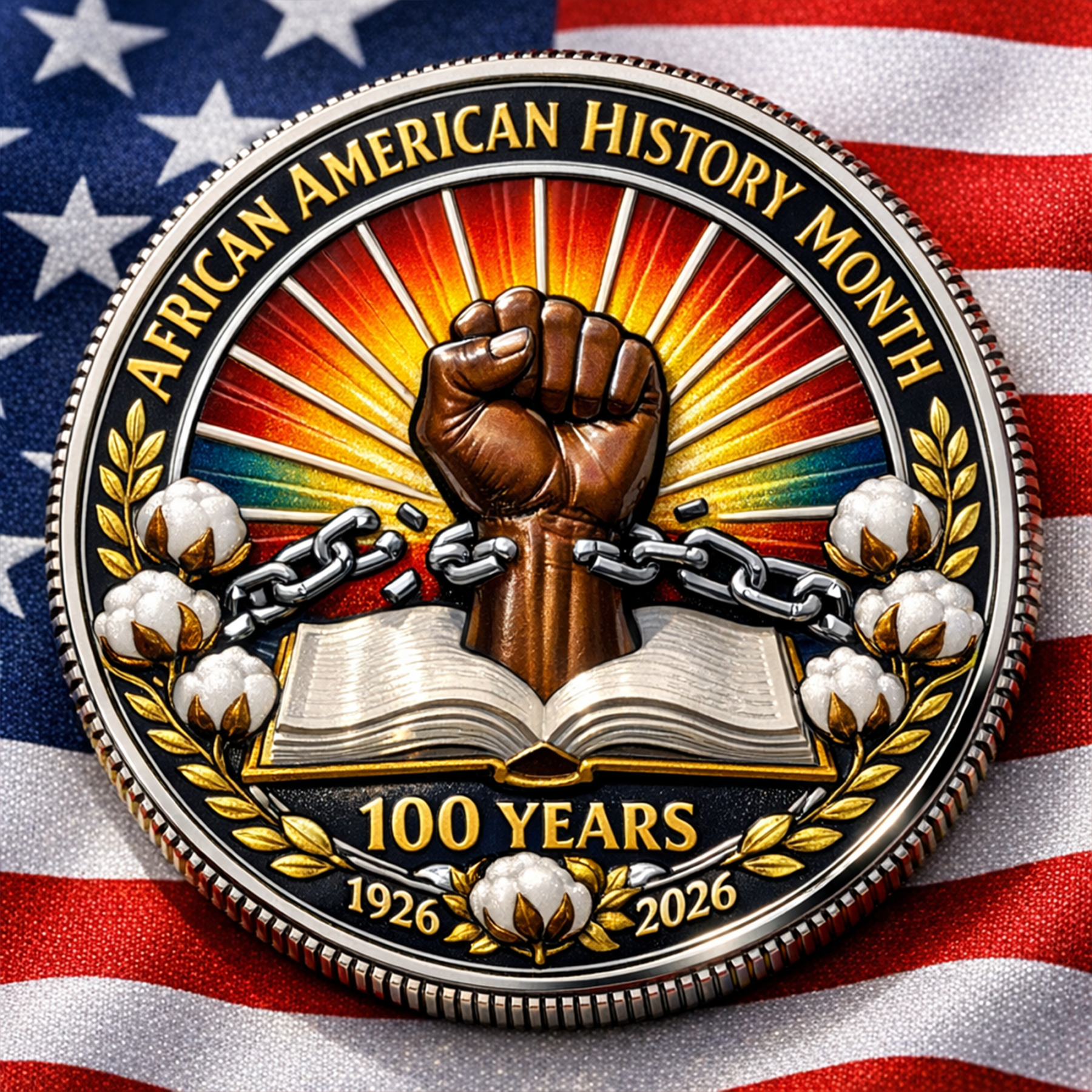 African American History Month Centennial Commemorative Coin