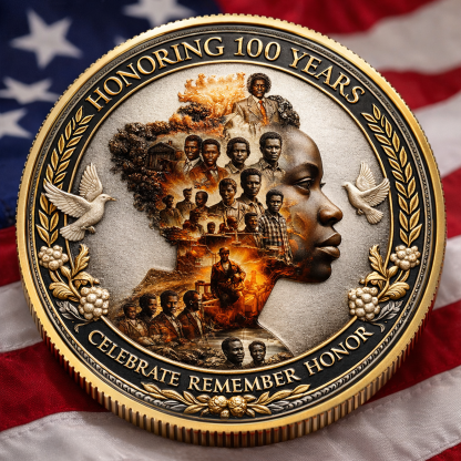 Black History Month Centennial Commemorative Coin