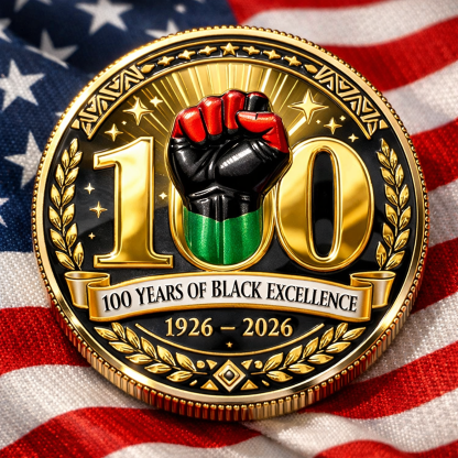 Black History Month Centennial Commemorative Coin