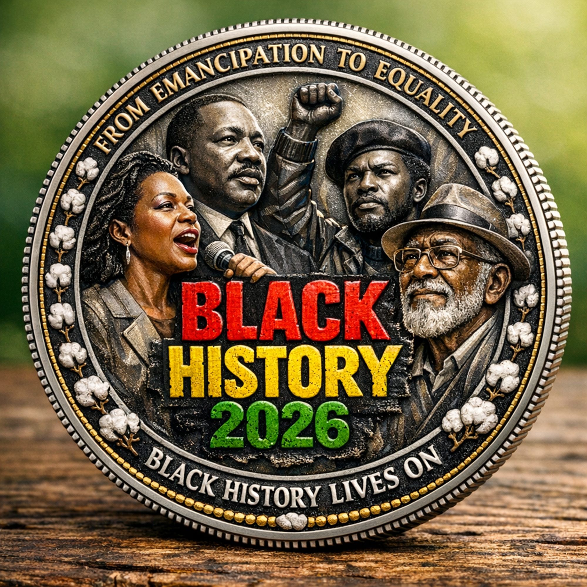 Black History 2026 Centennial Commemorative Coin