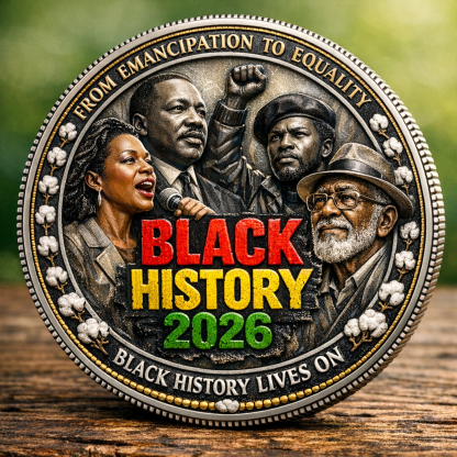 Black History 2026 Centennial Commemorative Coin
