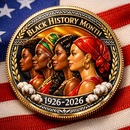 Black History Month Centennial Commemorative Coin