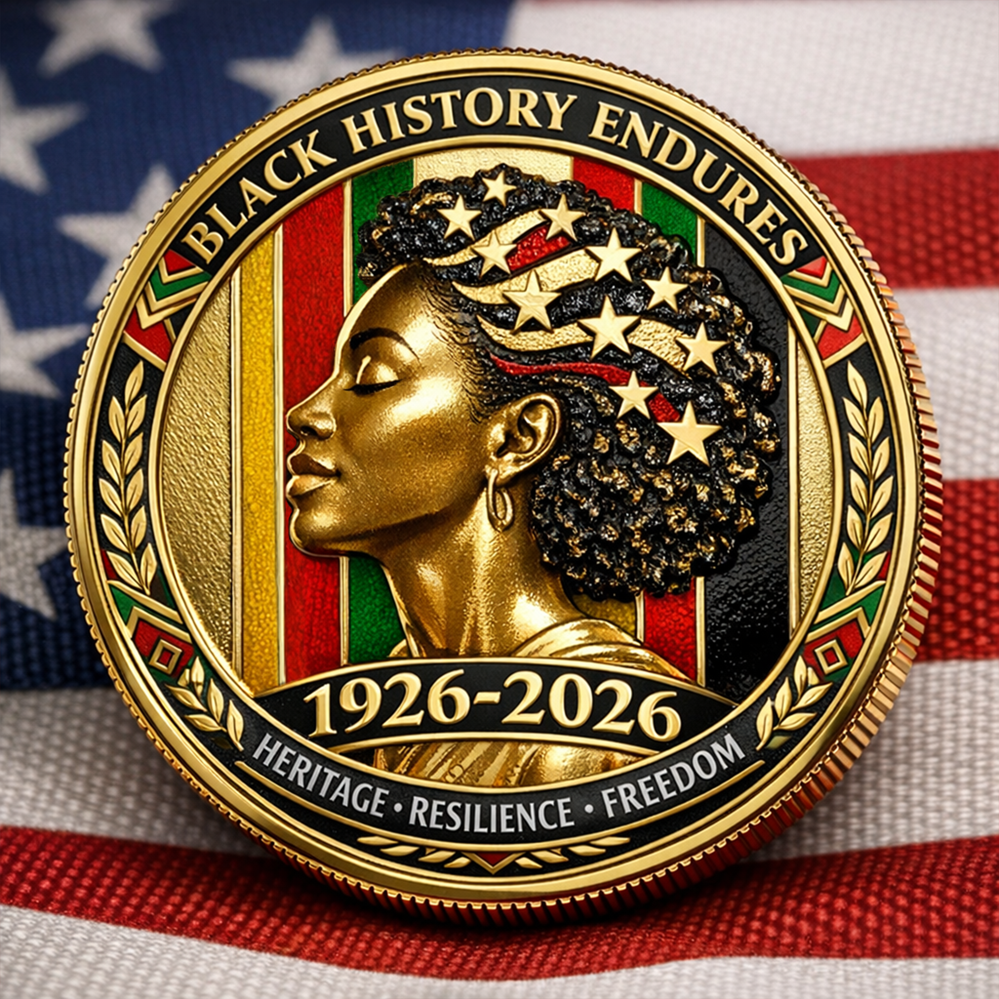 Black History Month Centennial Commemorative Coin
