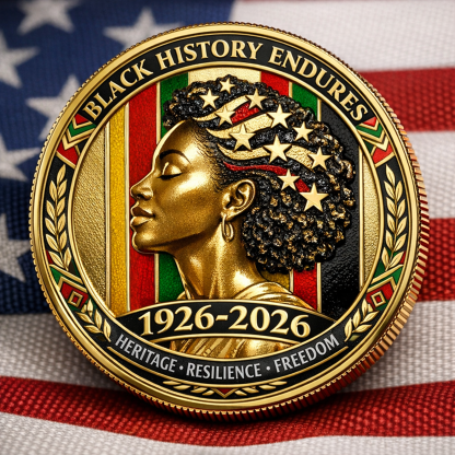 Black History Month Centennial Commemorative Coin