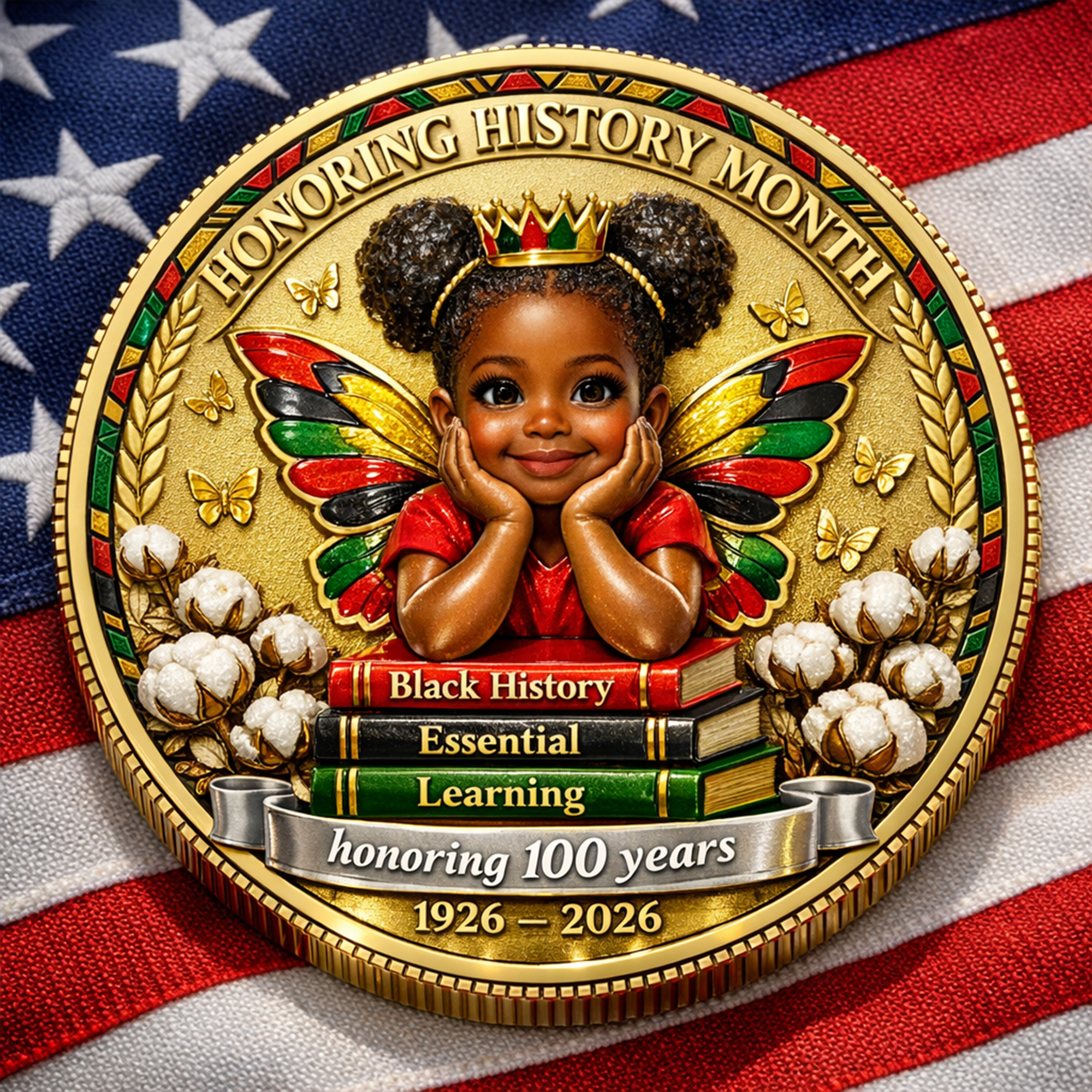 Black History Month Centennial Commemorative Coin