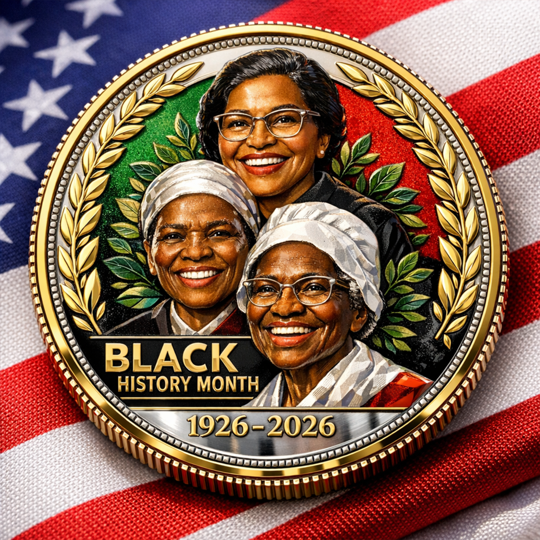 Black History Month Centennial Commemorative Coin