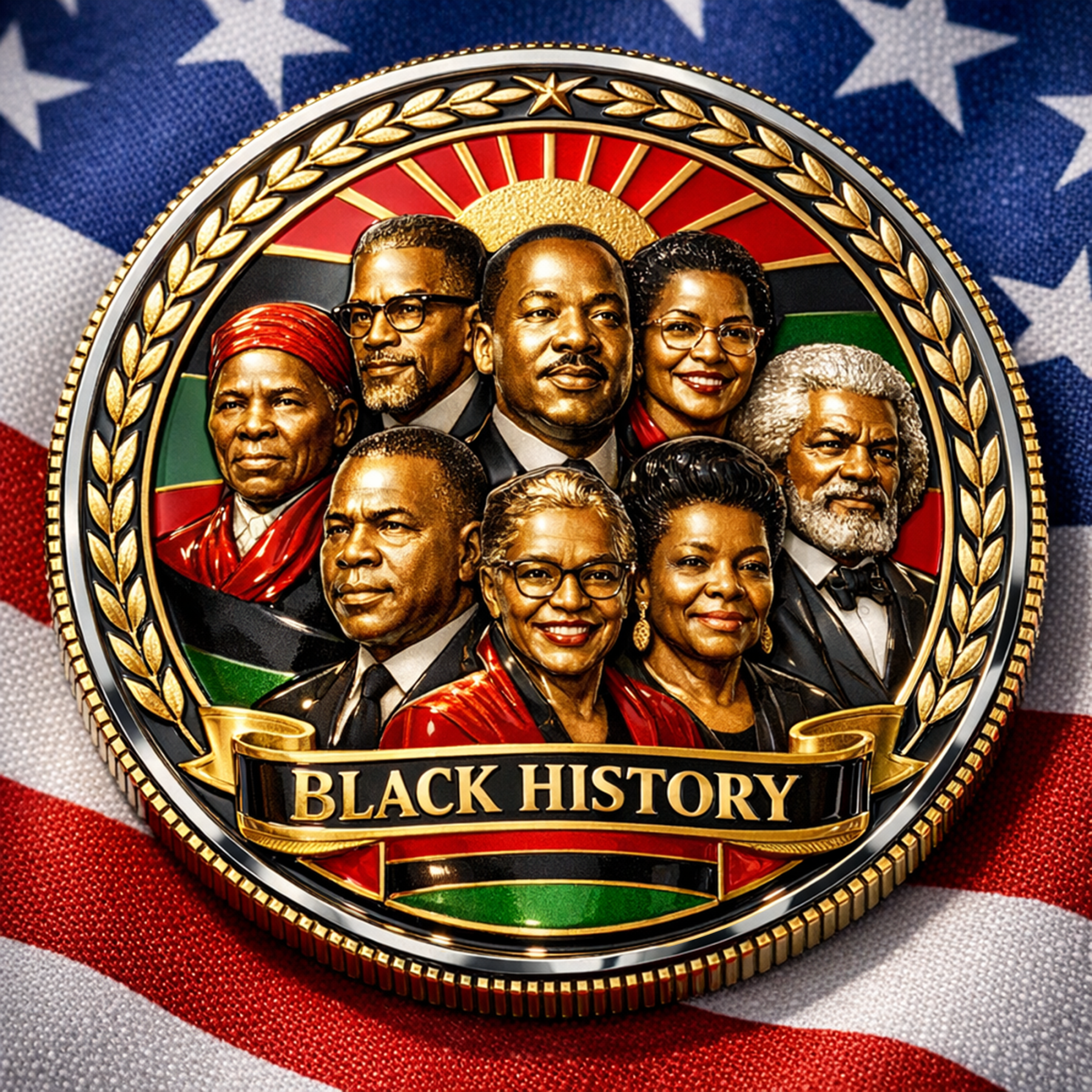 Black History Month Centennial Commemorative Coin