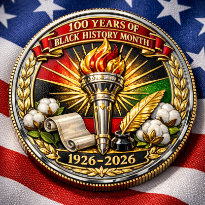 Black History Month Centennial Commemorative Coin