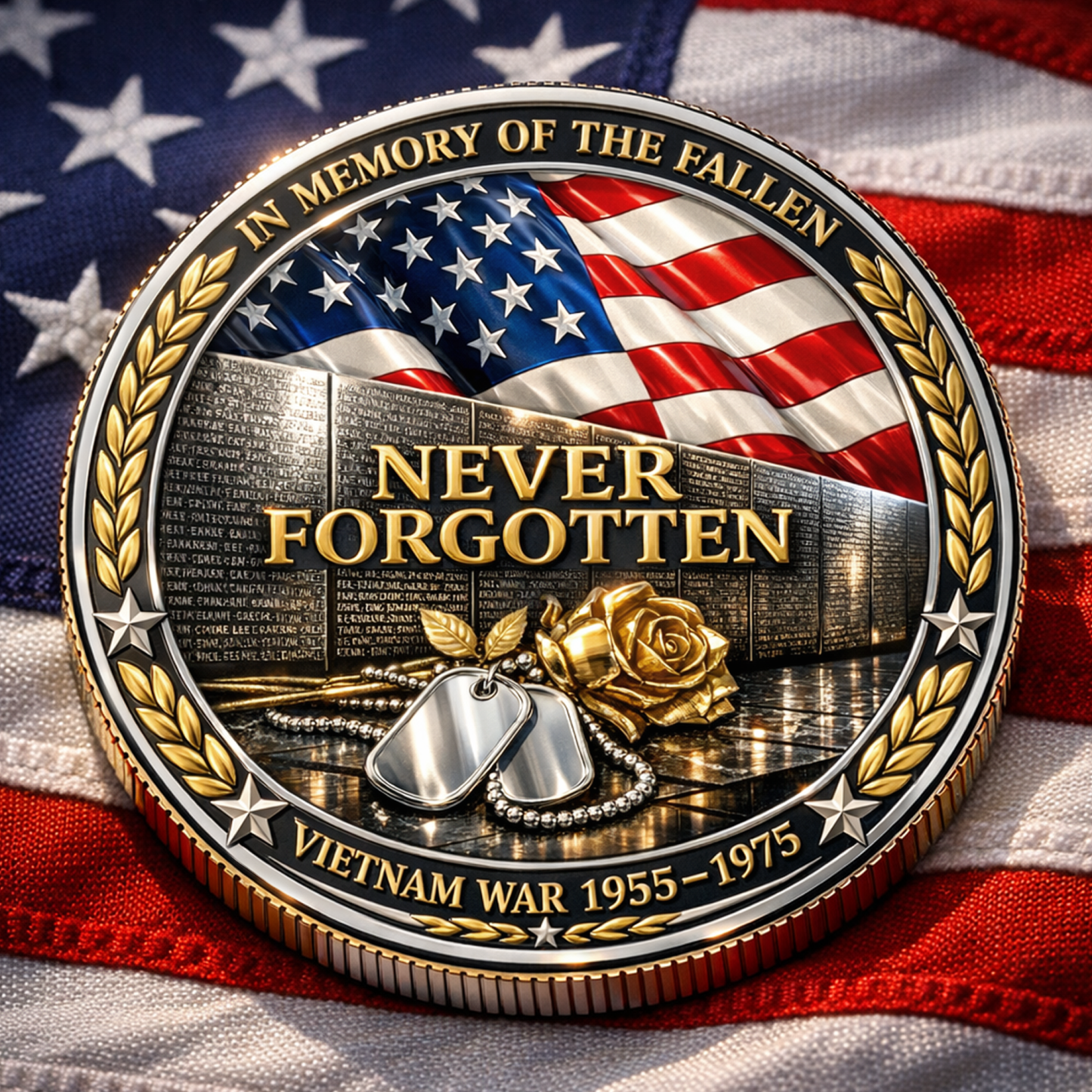 Vietnam War Veterans Memorial Commemorative Coin