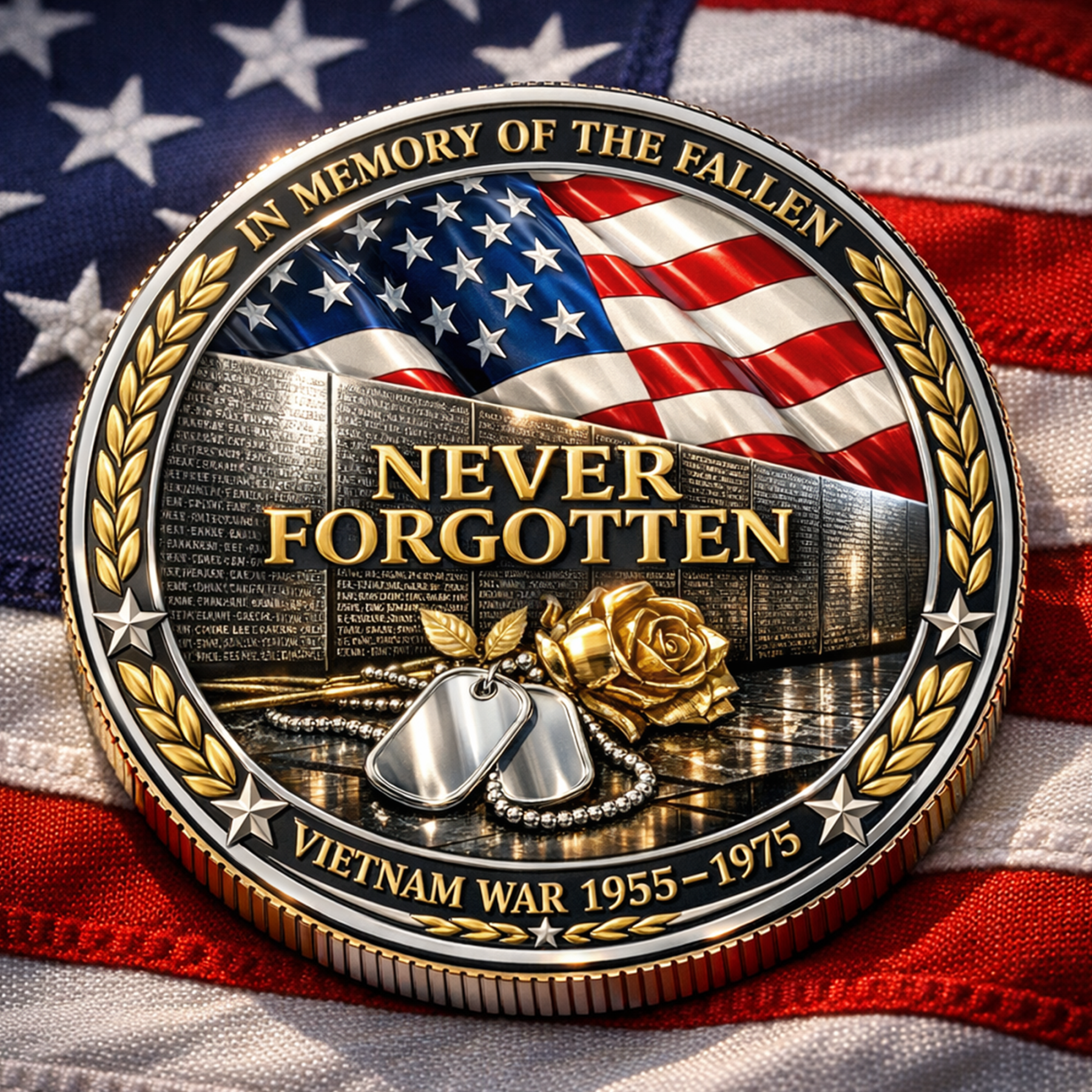 Vietnam War Veterans Memorial Commemorative Coin