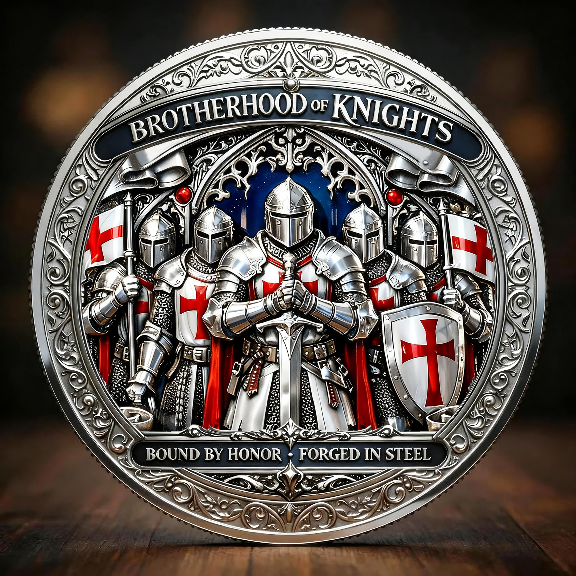 Brotherhood of Knights “Call on Me Brother” Commemorative Coin