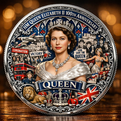 Queen Elizabeth II 100th Anniversary Commemorative Coin