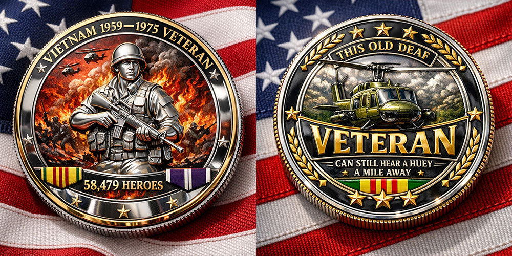 Vietnam Veteran Tribute Coin – 58,479 Heroes