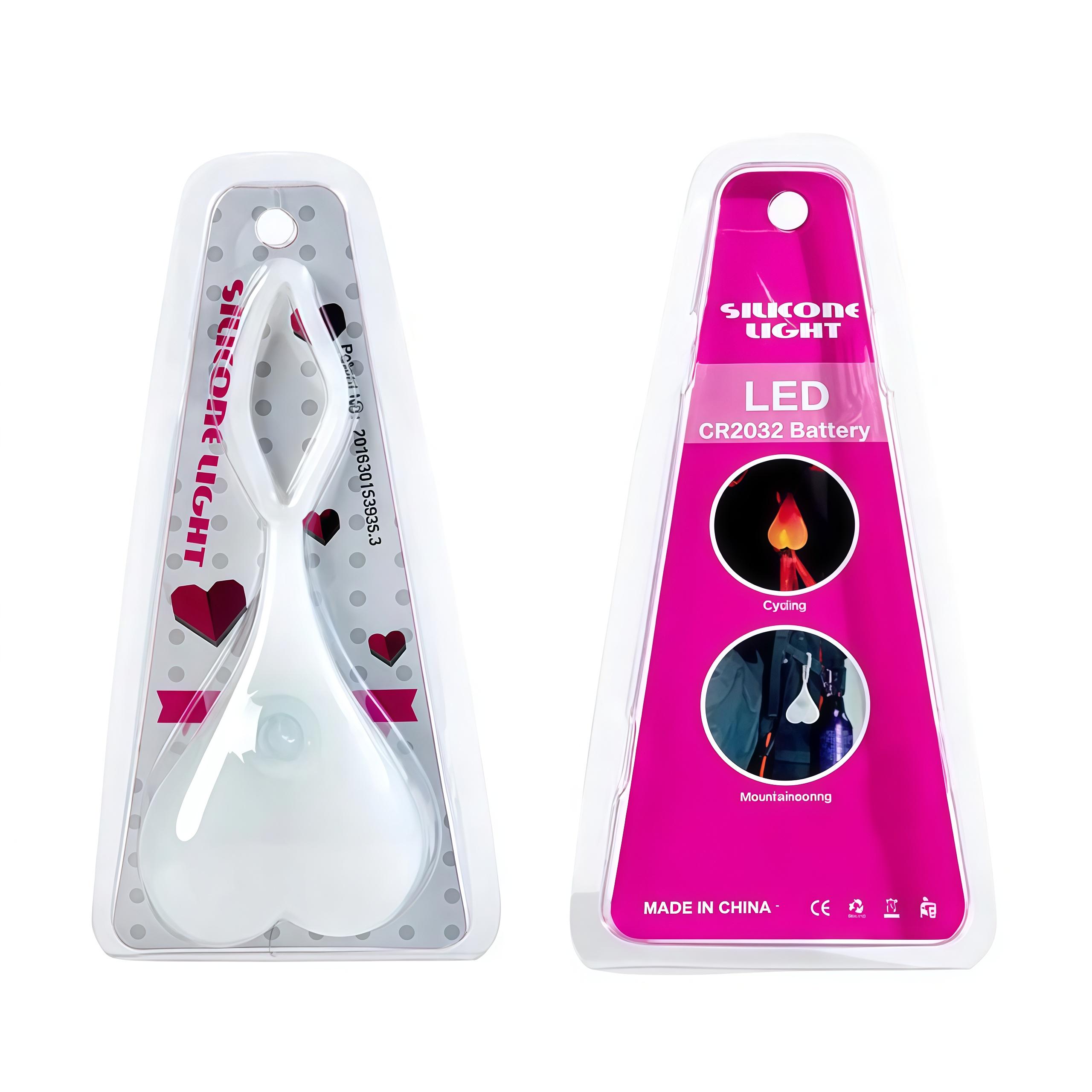 Bike LED Tail Lights Night Cycling Warning Lights Creative Silicone-Shaped Waterproof Outdoor Use Perfect Gifts for Friends Who Love Outdoor Activities