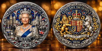 Queen Elizabeth II 100th Anniversary Commemorative Coin