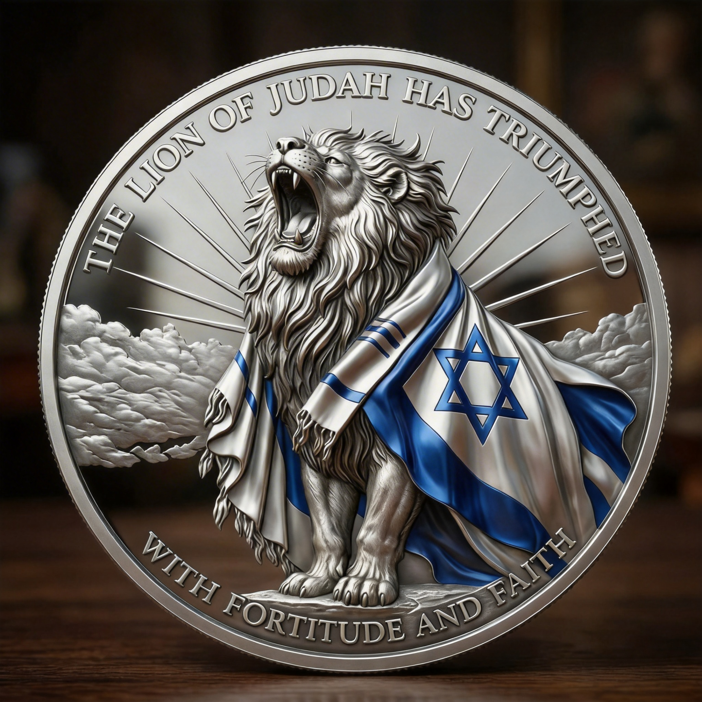 ✡️ Lion of Judah – “Light of the World” Commemorative Coin