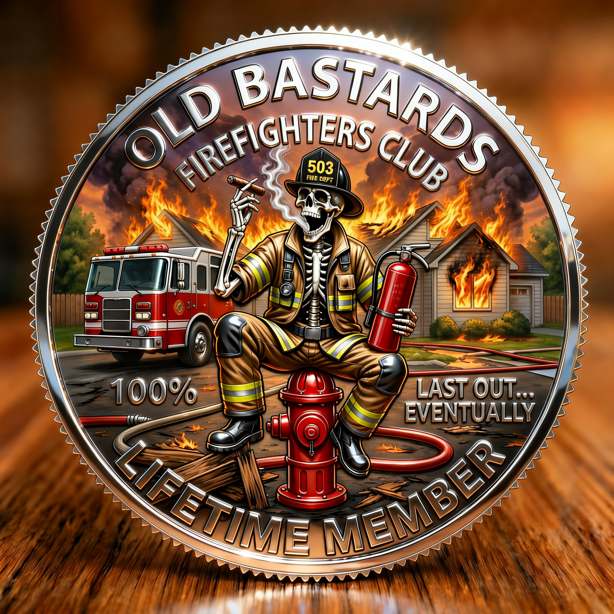 🔥Last Day 60% OFF - Firefighters Club Honor Coin