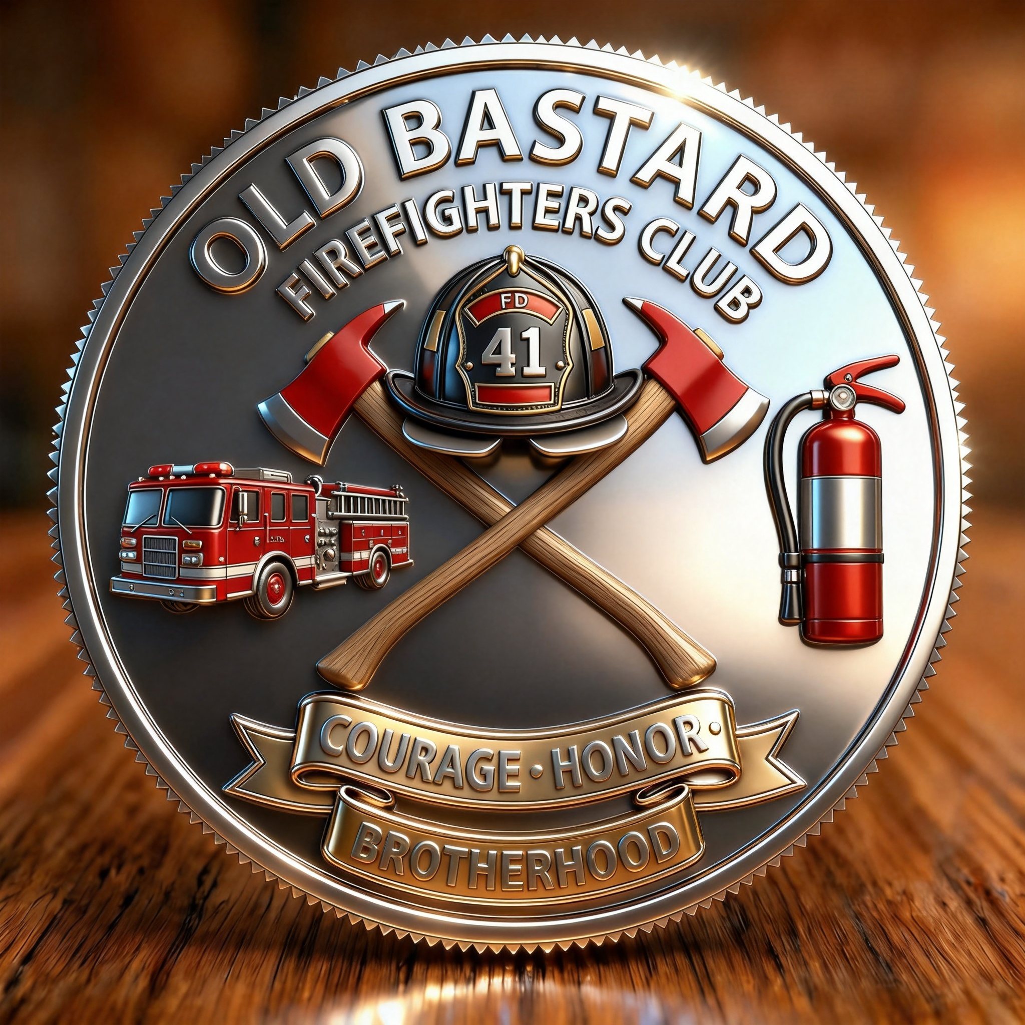 🔥Last Day 60% OFF - Firefighters Club Honor Coin