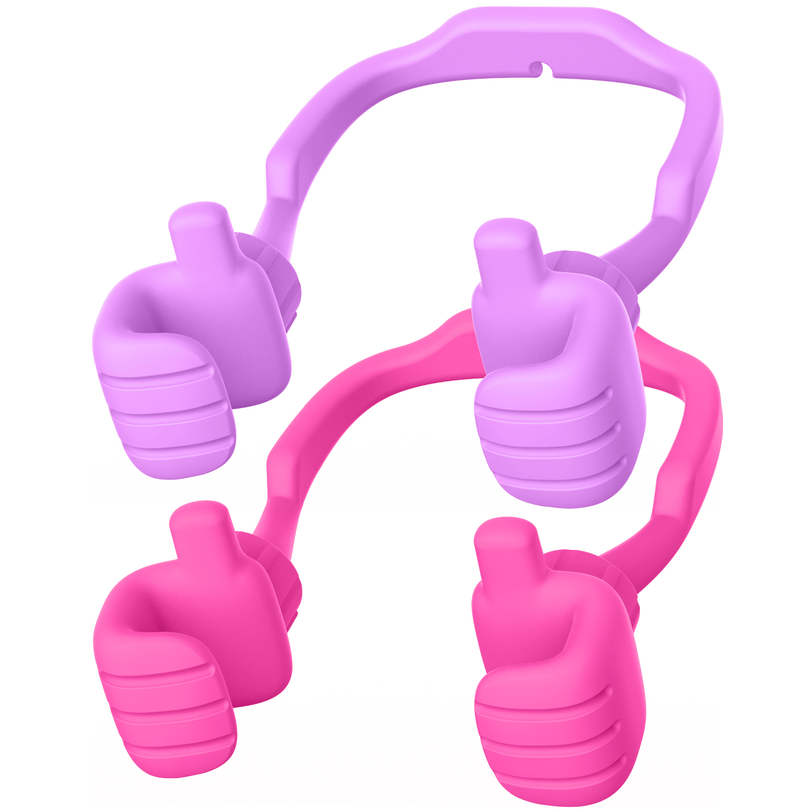 Thumbs Up Vibe Phone Stand-2 Pack-Gesture‑shaped phone stand | Creative desktop accessory