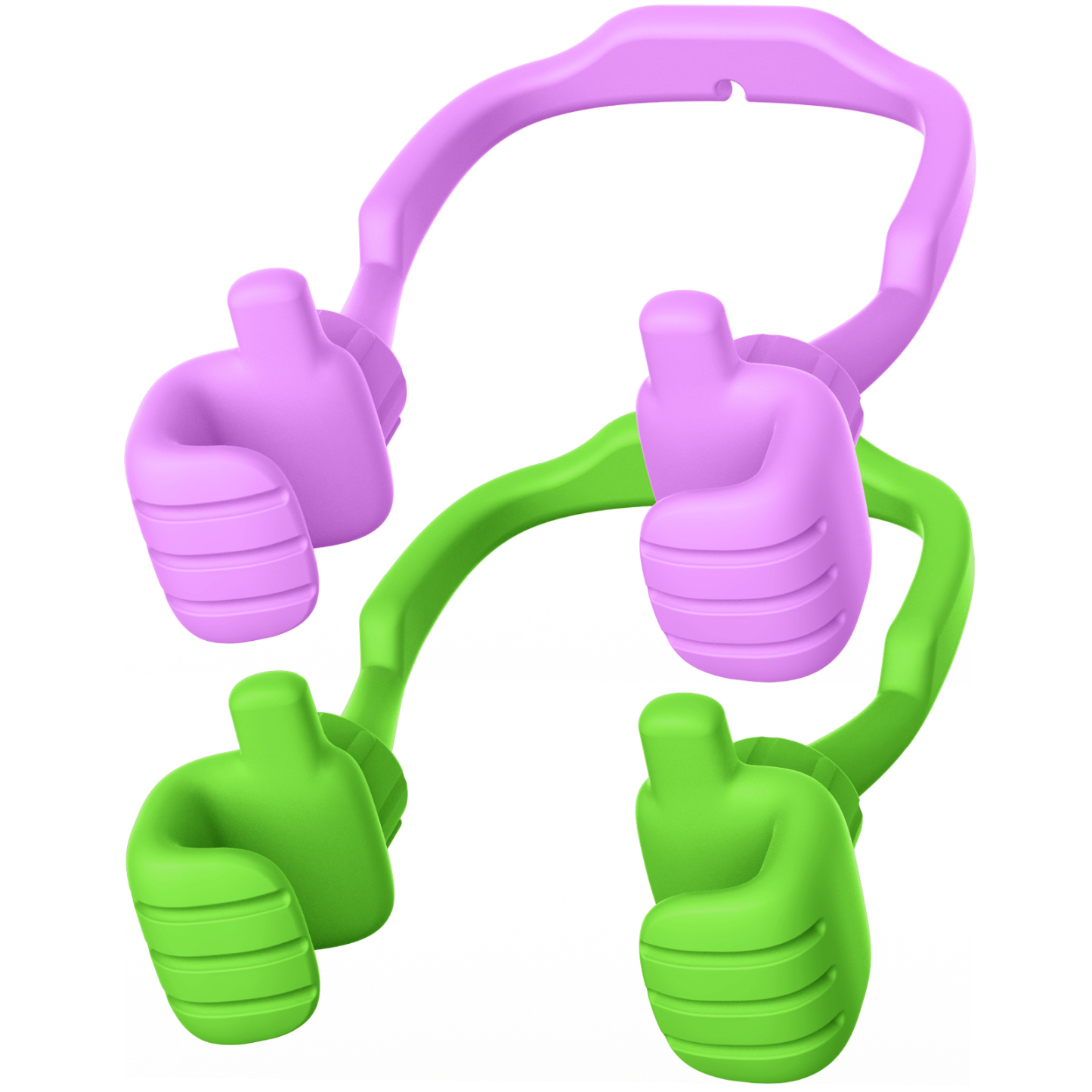 Thumbs Up Vibe Phone Stand-2 Pack-Gesture‑shaped phone stand | Creative desktop accessory