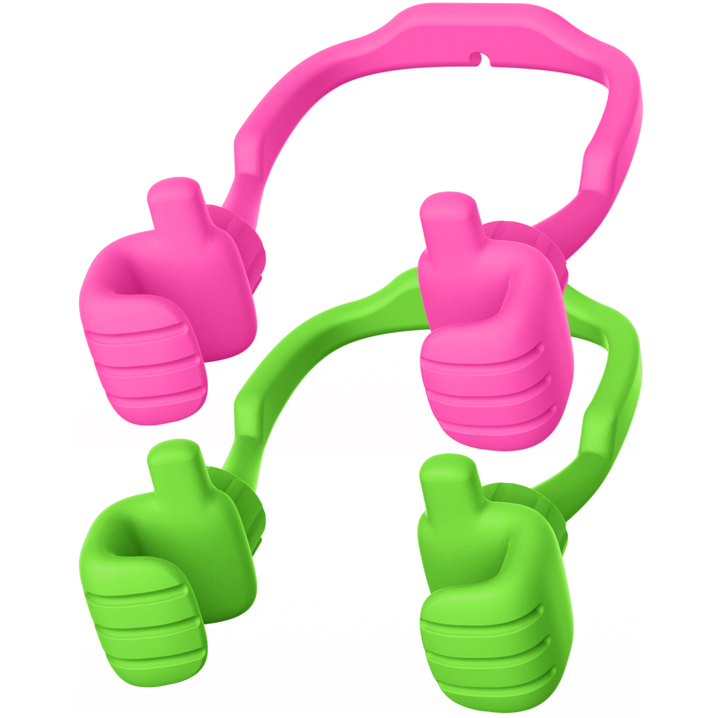 Thumbs Up Vibe Phone Stand-2 Pack-Gesture‑shaped phone stand | Creative desktop accessory