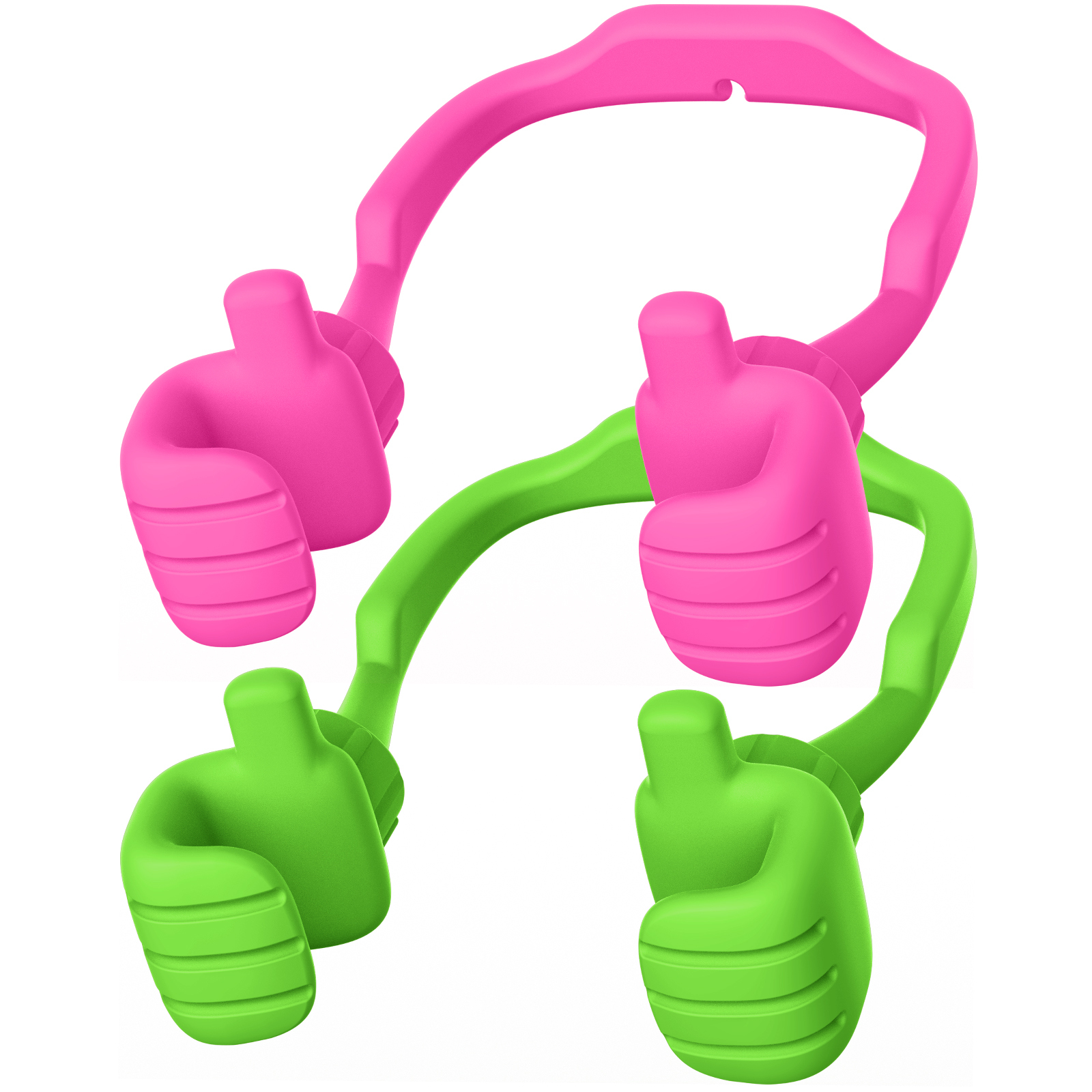 Thumbs Up Vibe Phone Stand-2 Pack-Gesture‑shaped phone stand | Creative desktop accessory