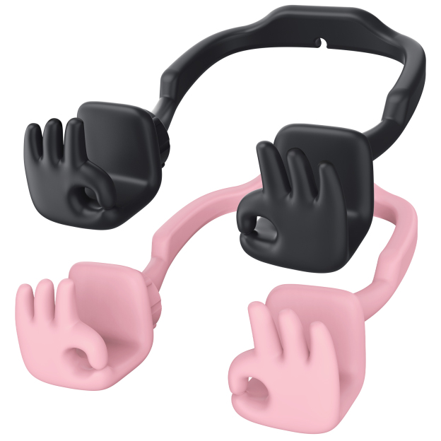 Everything's OK Phone Stand-2 Pack-Gesture‑shaped phone stand | Creative desktop accessory