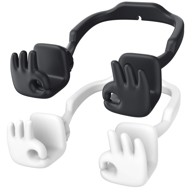 Everything's OK Phone Stand-2 Pack-Gesture‑shaped phone stand | Creative desktop accessory