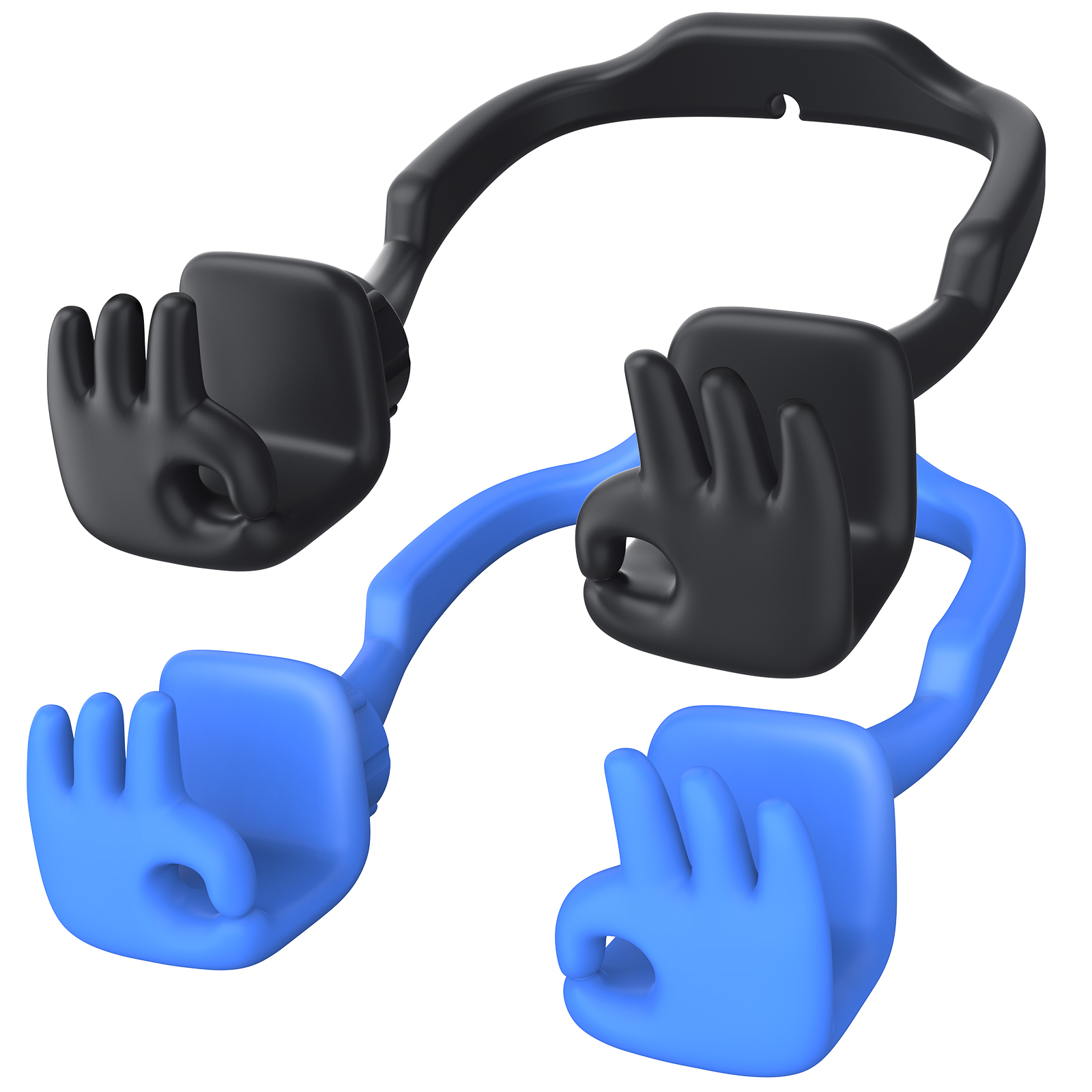 Everything's OK Phone Stand-2 Pack-Gesture‑shaped phone stand | Creative desktop accessory
