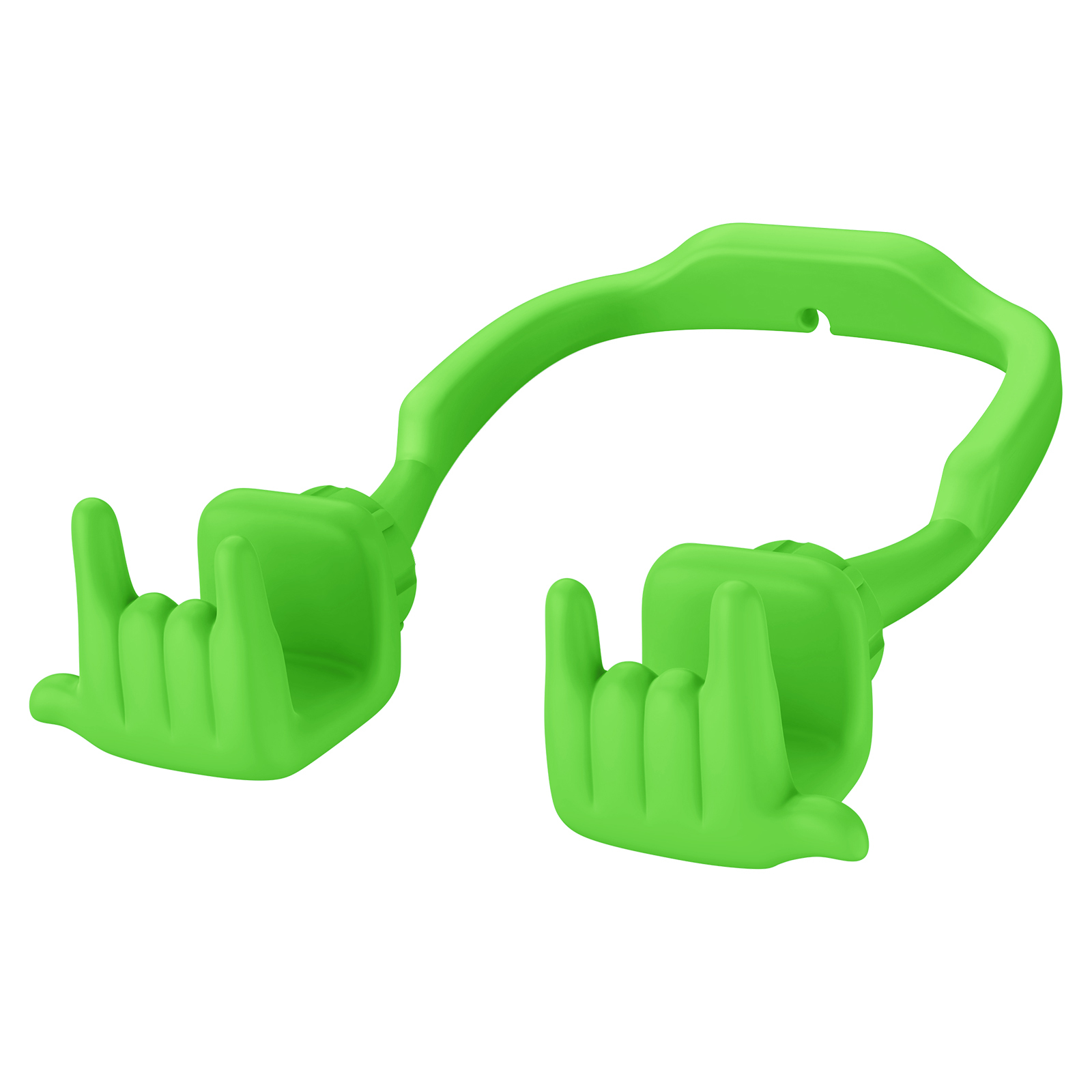 Rock On Phone Stand Avocado Green-Gesture‑shaped phone stand | Creative desktop accessory