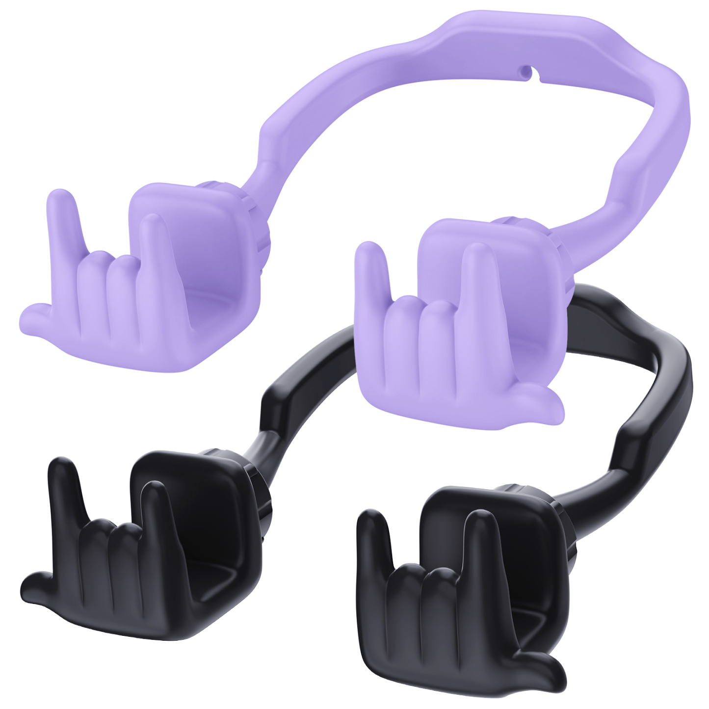 Rock On Phone Stand-2 Pack-Gesture‑shaped phone stand | Creative desktop accessory